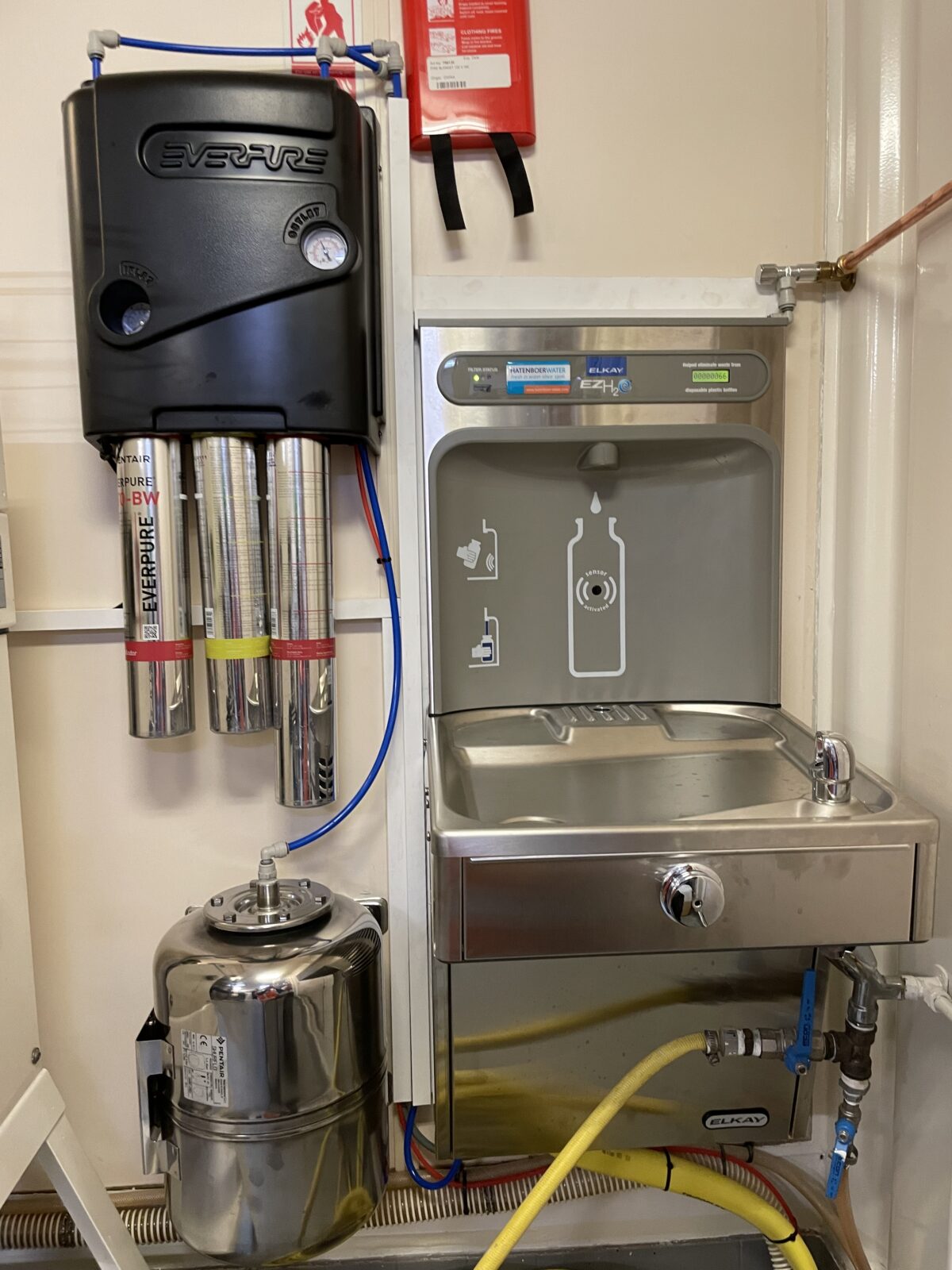 Water bottle filling station Marine Systems